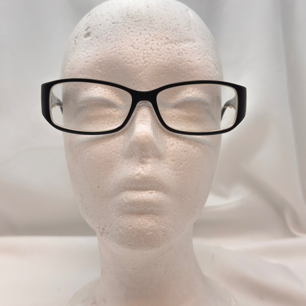 South Hampton SH0012 BK Eyeglass Frames Black Grey Marbled Rectangular 51-14-135